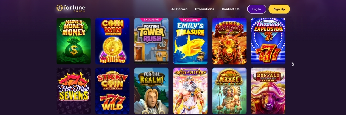 fortune coins casino games