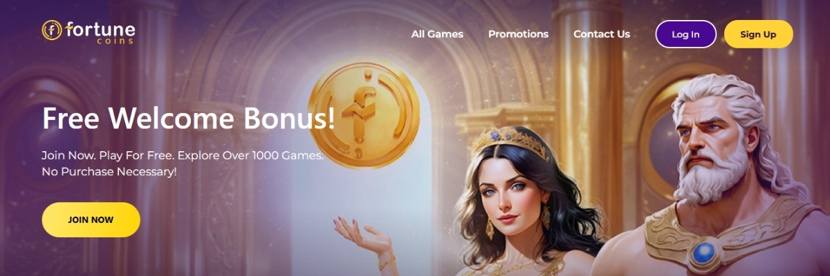 fortune coins sweepstake casino