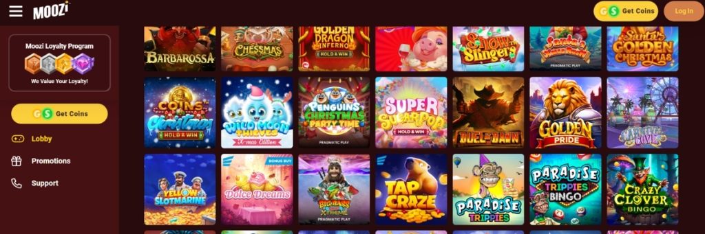 Moozi Casino Games