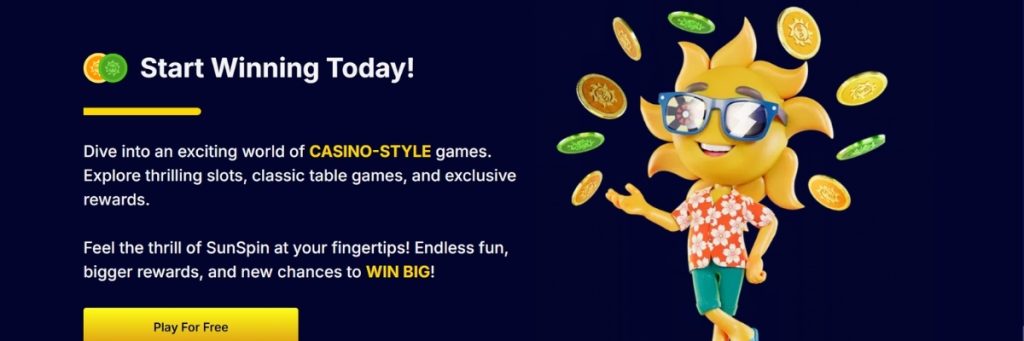 Sunspin Casino Start